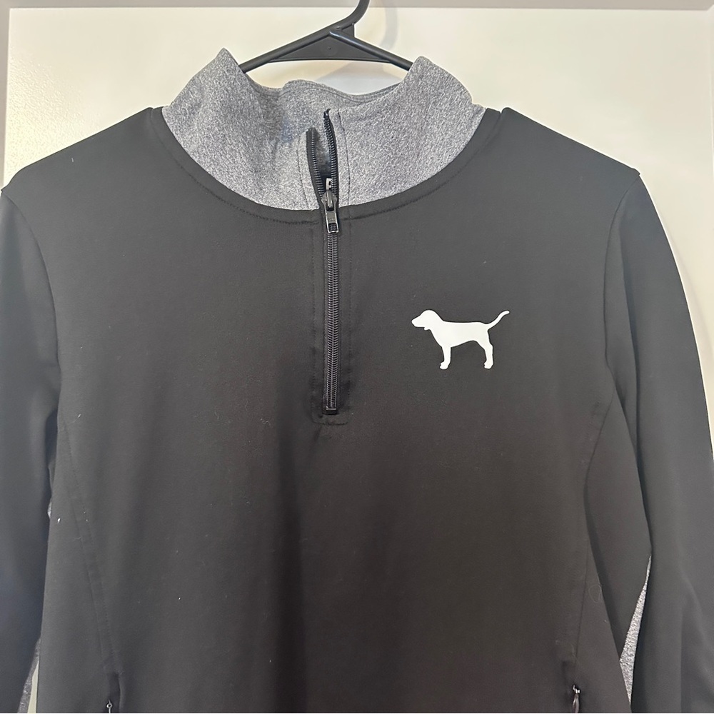 PINK Victoria's Secret Ultimate 1/4 Zip Pullover Jacket Size Medium Women’s - Picture 5 of 11